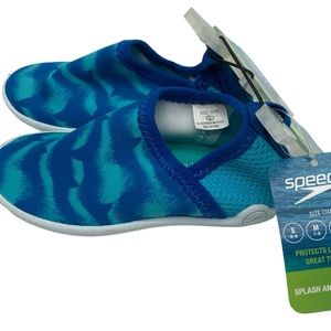 Speedo kids splash and sun bootie scuba blue large 9-10